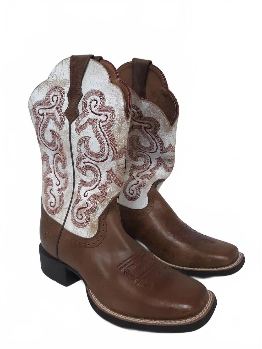 Ariat Quickdraw Sandstorm Womens Western Boots Size 5.5 B Square Toe 10015318